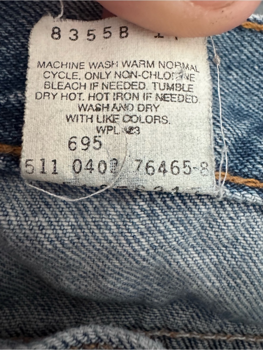 Levis Vintage 2002 Y2K 515 Blue Bootcut Jeans - Picture 3 of 7